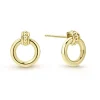Drop Earrings<LAGOS 18K Gold Circle Stud Earrings