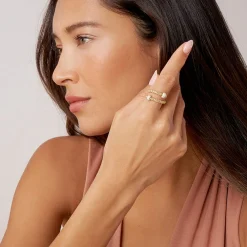 Diamonds<LAGOS 18K Gold Diamond Ball Wrap Ring