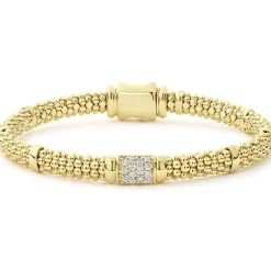 Diamonds<LAGOS 18K Gold Diamond Bracelet | 6Mm