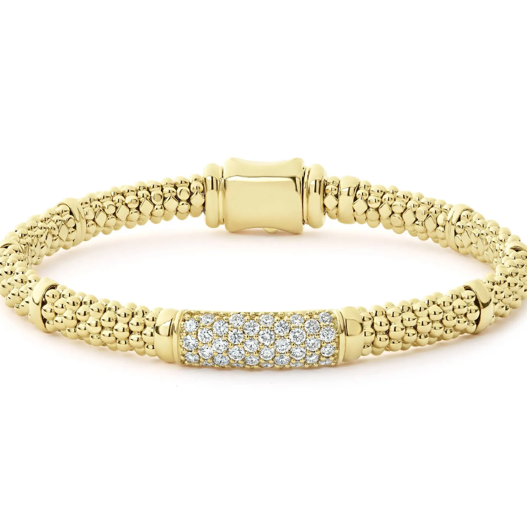 Diamonds<LAGOS 18K Gold Diamond Bracelet | 6Mm