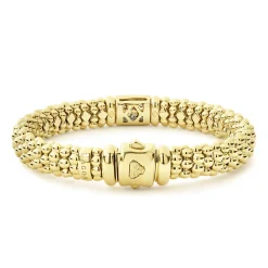 Diamonds<LAGOS 18K Gold Diamond Bracelet | 9Mm