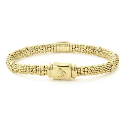 Gold<LAGOS 18K Gold Diamond Bracelet | 6Mm