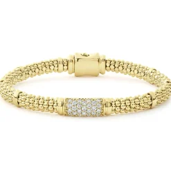 Diamonds<LAGOS 18K Gold Diamond Bracelet | 6Mm
