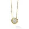 Diamonds<LAGOS 18K Gold Diamond Circle Pendant Necklace