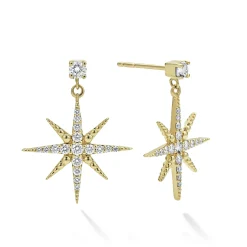 Diamonds<LAGOS 18K Gold Diamond Drop Earrings