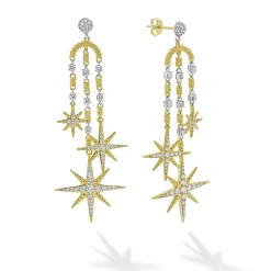 Diamonds<LAGOS 18K Gold Diamond Drop Earrings