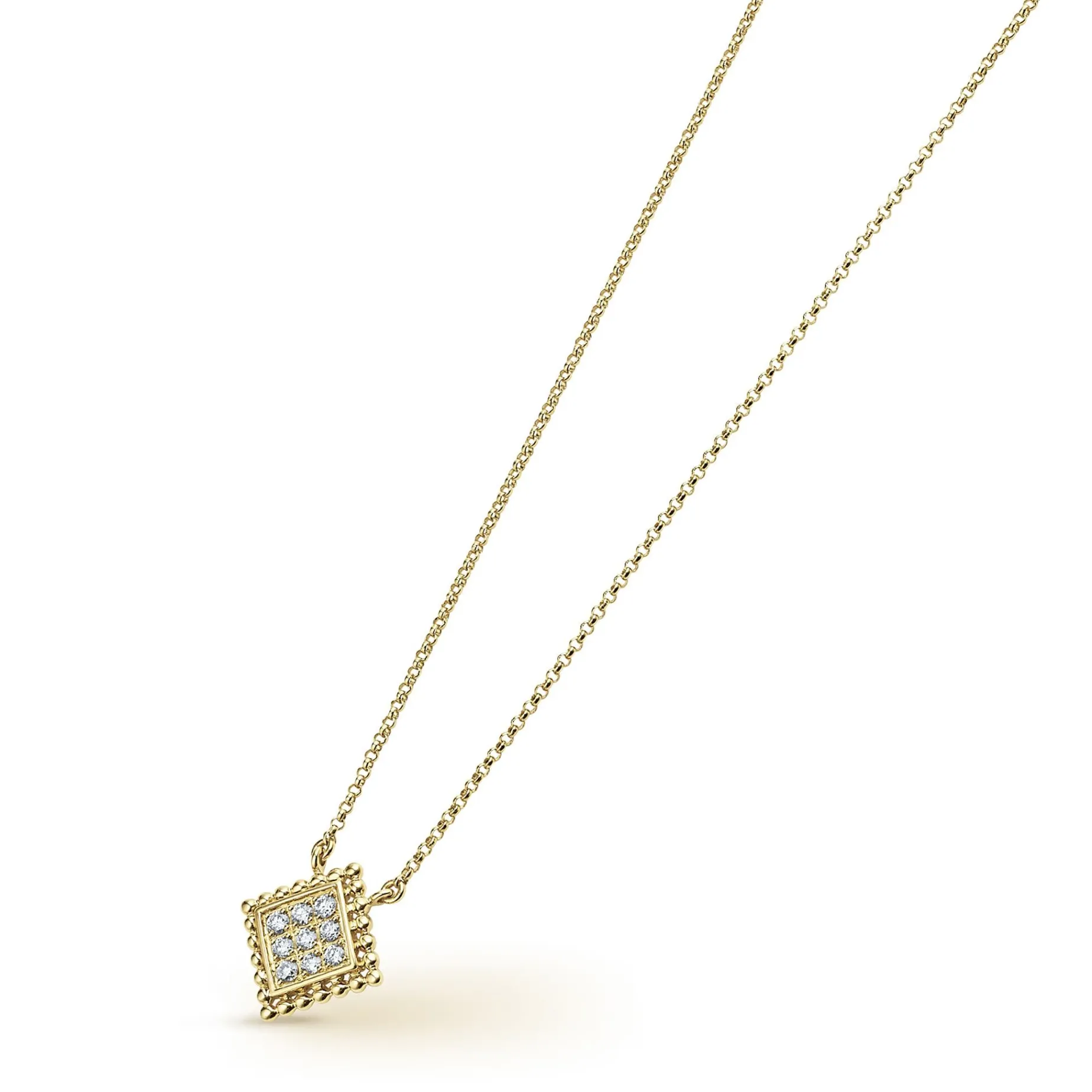 Diamonds<LAGOS 18K Gold Diamond Pendant Necklace