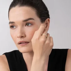 Diamonds<LAGOS 18K Gold Diamond Stacking Ring Set