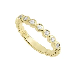 Diamonds<LAGOS 18K Gold Diamond Stacking Ring Set