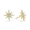 Gold<LAGOS 18K Gold Diamond Stud Earrings