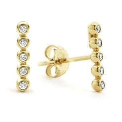 Gold<LAGOS 18K Gold Diamond Stud Earring Gift Set