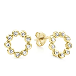 Diamonds<LAGOS 18K Gold Diamond Stud Earring Gift Set