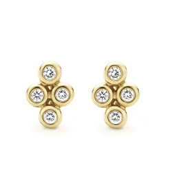 Diamonds<LAGOS 18K Gold Diamond Stud Earrings