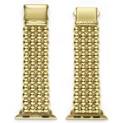 Watch Bracelets<LAGOS 18K Gold Infinite Caviar Beaded Watch Bracelet - 38-45Mm