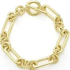 Gold<LAGOS 18K Gold Link Bracelet