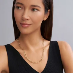 Gold<LAGOS 18K Gold Link Necklace