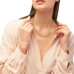 Gold<LAGOS 18K Gold Link Necklace