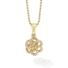 Diamonds<LAGOS 18K Gold Love Knot Diamond Pendant Necklace