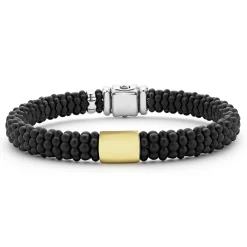 Bracelets<LAGOS 18K Gold Matte Ceramic Beaded Bracelet | 9Mm