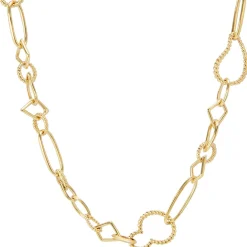Gold<LAGOS 18K Gold Multi Link Necklace