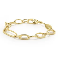 Link Bracelets<LAGOS 18K Gold Oval Link Bracelet