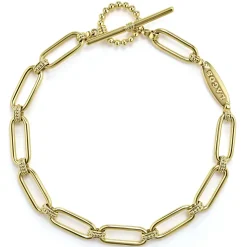 Gold<LAGOS 18K Gold Petite Link Bracelet