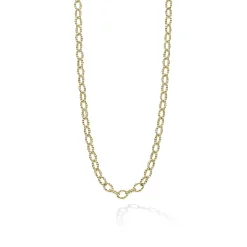 Gold<LAGOS 18K Gold Petite Link Necklace