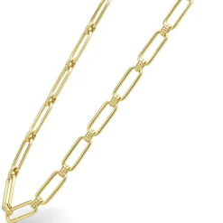 Gold<LAGOS 18K Gold Petite Link Necklace