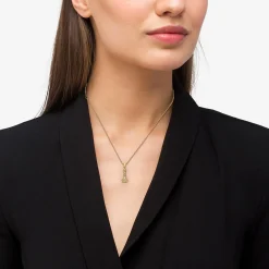 Gold<LAGOS 18K Gold Queen Pendant Necklace
