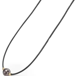 Necklaces & Chains<LAGOS 18K Gold Single Black Pearl Necklace