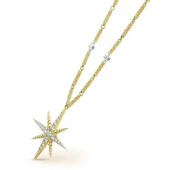 Diamonds<LAGOS 18K Gold Statement Diamond Pendant Necklace