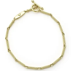 Gold<LAGOS 18K Gold Superfine Caviar Bracelet