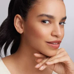 Diamonds<LAGOS 18K Gold Triangle Diamond Stud Earrings