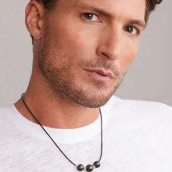 Necklaces & Chains<LAGOS 18K Gold Triple Black Pearl Necklace