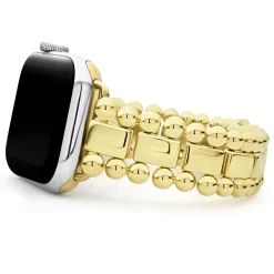 Gold<LAGOS 18K Gold Watch Bracelet-38-45Mm