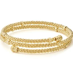 Gold<LAGOS 18K Gold Wrap Bracelet