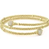 Diamonds<LAGOS 18K Gold Wrap Diamond Bracelet