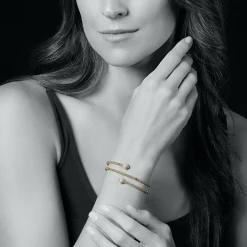 Diamonds<LAGOS 18K Gold Wrap Diamond Bracelet