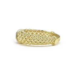 Diamonds<LAGOS 18K Gold X Caviar Diamond Ring