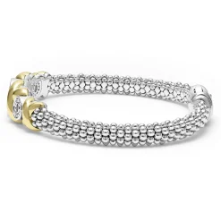 Diamonds<LAGOS 18K Gold Xo Diamond Bracelet | 6Mm