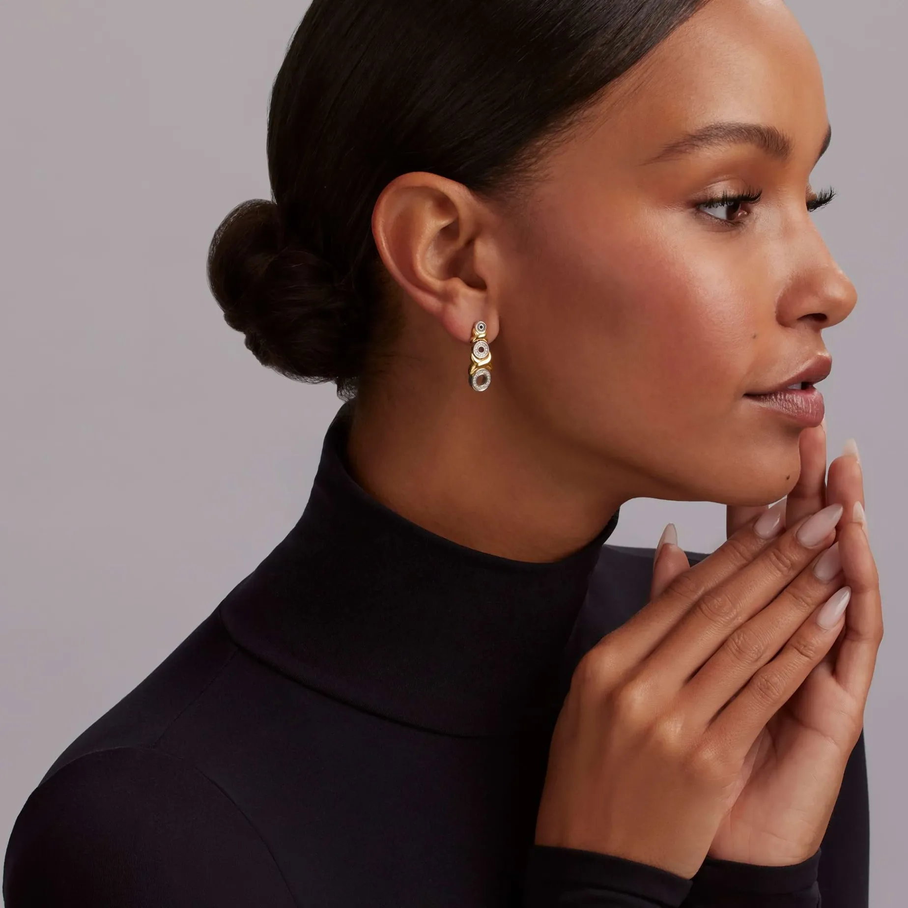 Diamonds<LAGOS 18K Gold Xo Diamond Drop Earrings