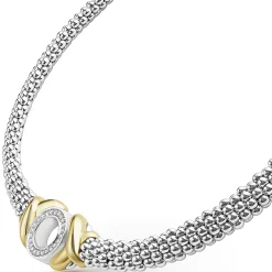 Diamonds<LAGOS 18K Gold Xo Diamond Necklace
