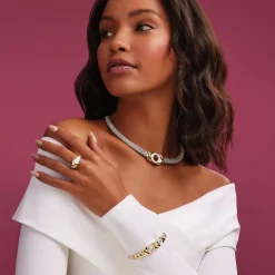 Diamonds<LAGOS 18K Gold Xo Diamond Necklace