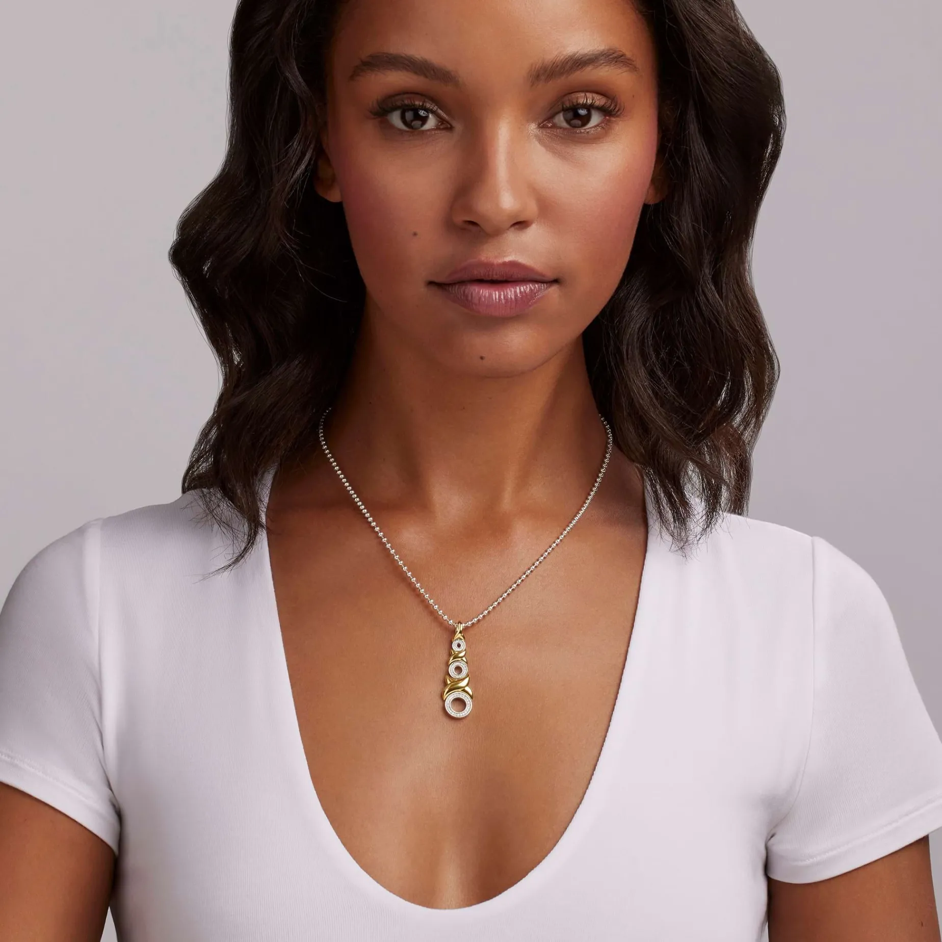 Diamonds<LAGOS 18K Gold Xo Diamond Necklace