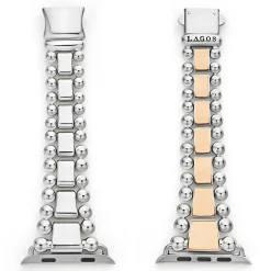 Watch Bracelets<LAGOS 18K Rose Gold And Stainless Steel Watch Bracelet-42-49Mm
