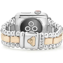 Diamonds<LAGOS 18K Rose Gold And Sterling Silver Half Diamond Watch Bracelet-38-45Mm