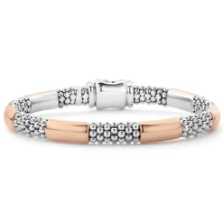 Two-Tone<LAGOS 18K Rose Gold Smart Caviar Gift Set