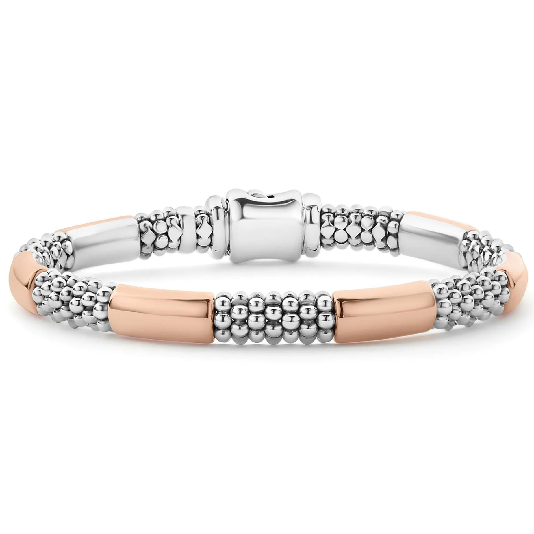 Two-Tone<LAGOS 18K Rose Gold Smart Caviar Gift Set