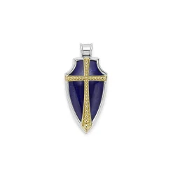 Amulets<LAGOS Lapis Shield Amulet