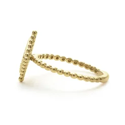 Gold<LAGOS Large 18K Gold Diamond Ring